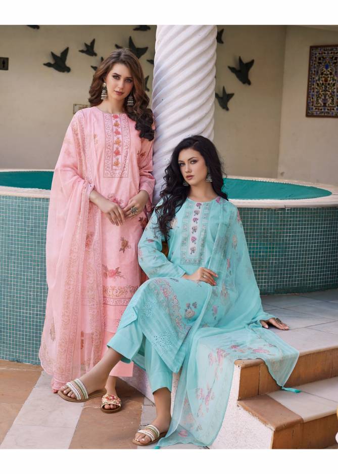 Zeenat By Sadhana Lawn Cotton Digital Printed Dress Material WHolesale Price In Surat